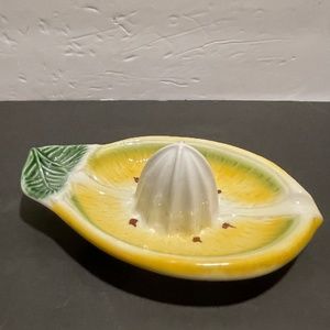 Pier One Imports Ceramic Lemon Squeezer/Juicer Made in  Italy